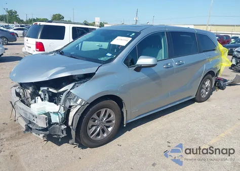 2021 Toyota Sienna Xle from USA, damaged, VIN 5TDYSKFC0MS010654